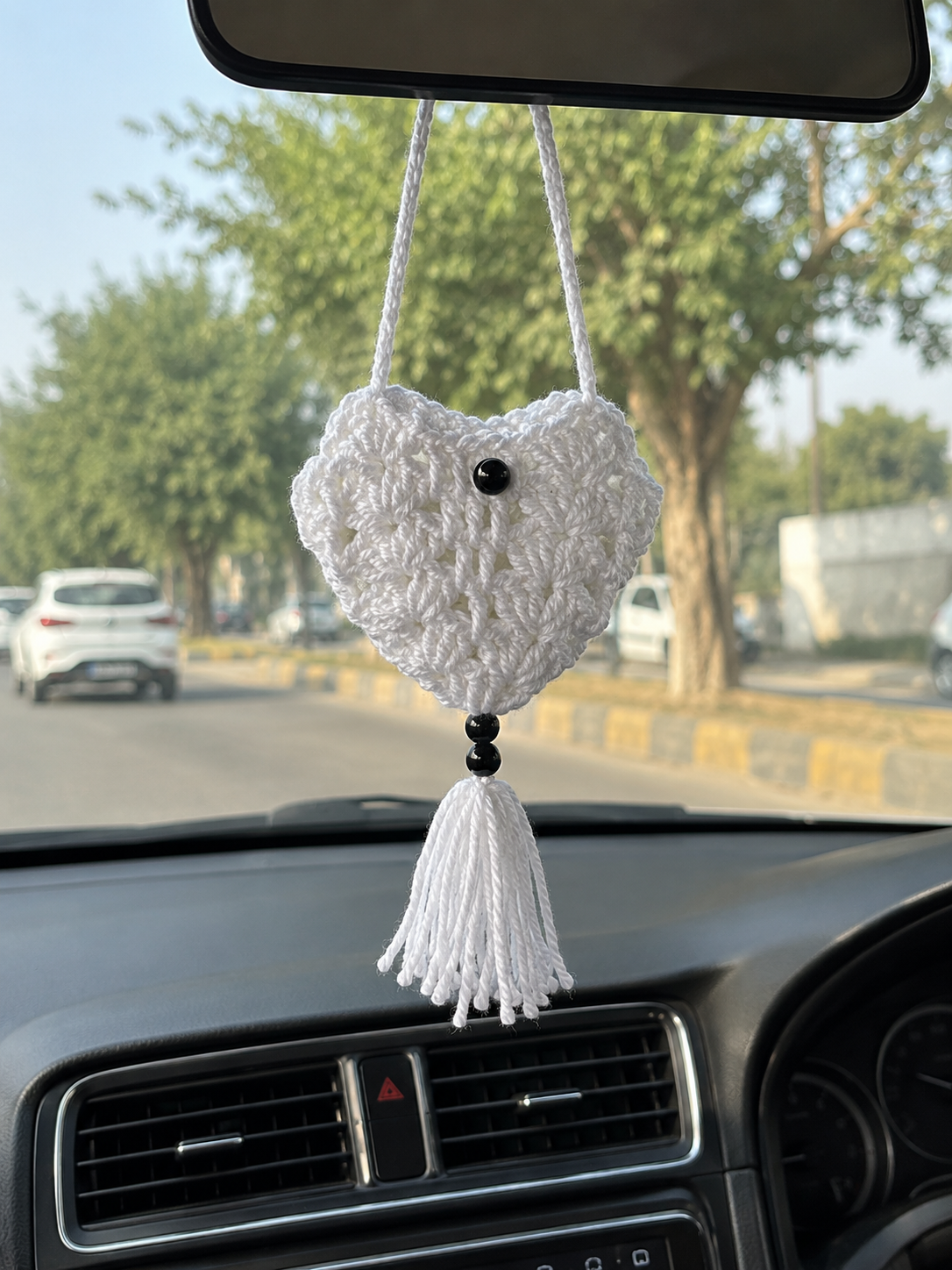 Handmade Crochet Camphor Car Hanging...