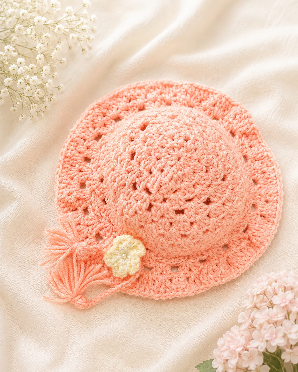 Handmade Crochet Baby Hat 👒❤️