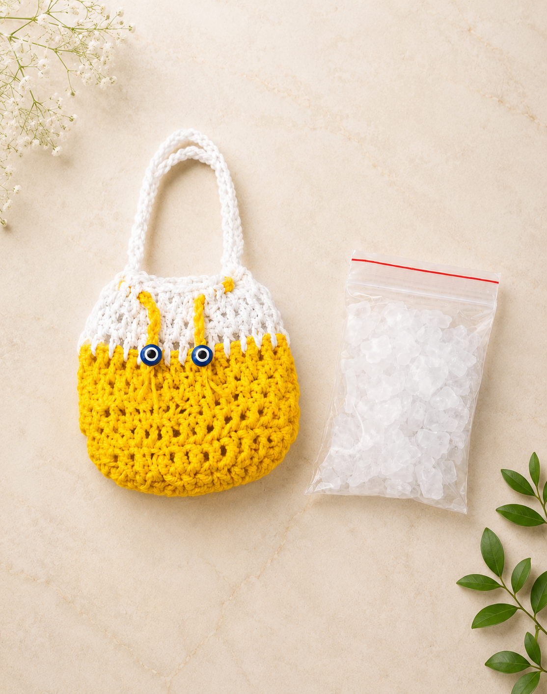 Handmade Crochet Camphor Car Hanging