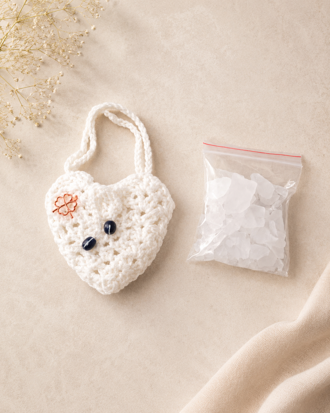 Handmade Crochet Camphor Car Hanging