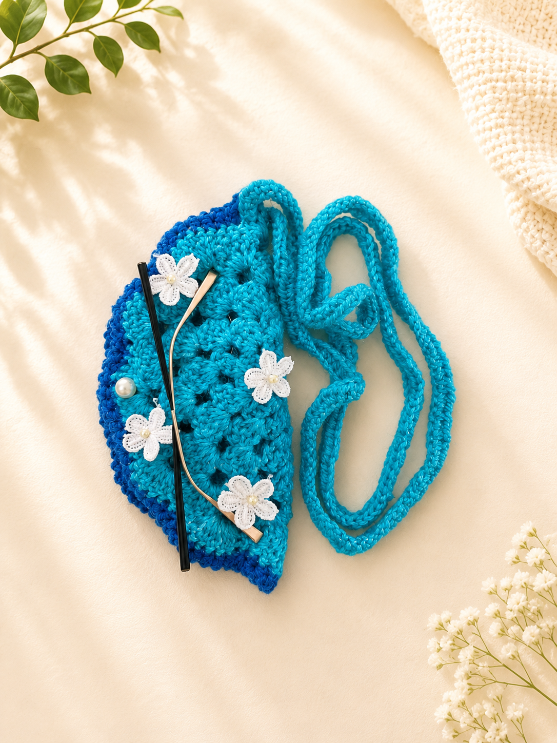 Handmade Crochet Spectacle Cover
