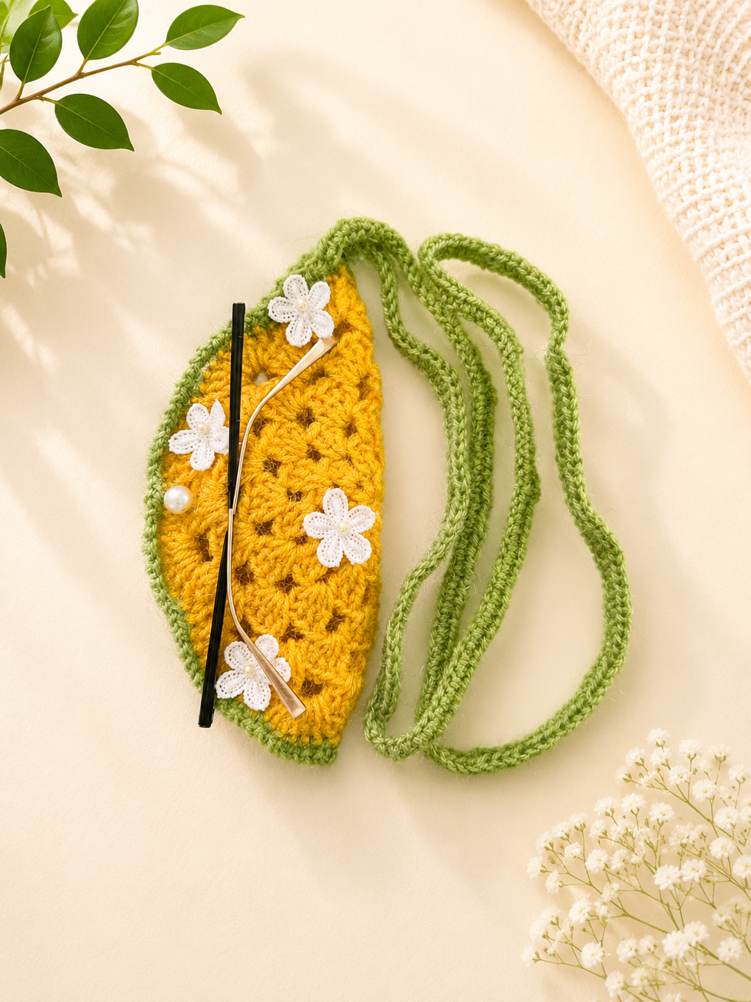 Handmade Crochet Spectacle Cover