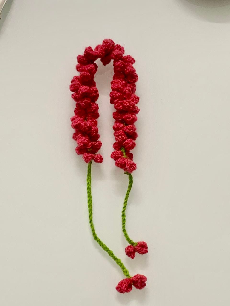 Beautiful handmade crochet floral hair accessory 🌸Gajra