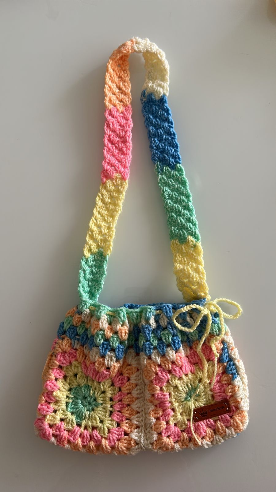 Handcrafted Crochet Sling Bag for Women 🌈✨
