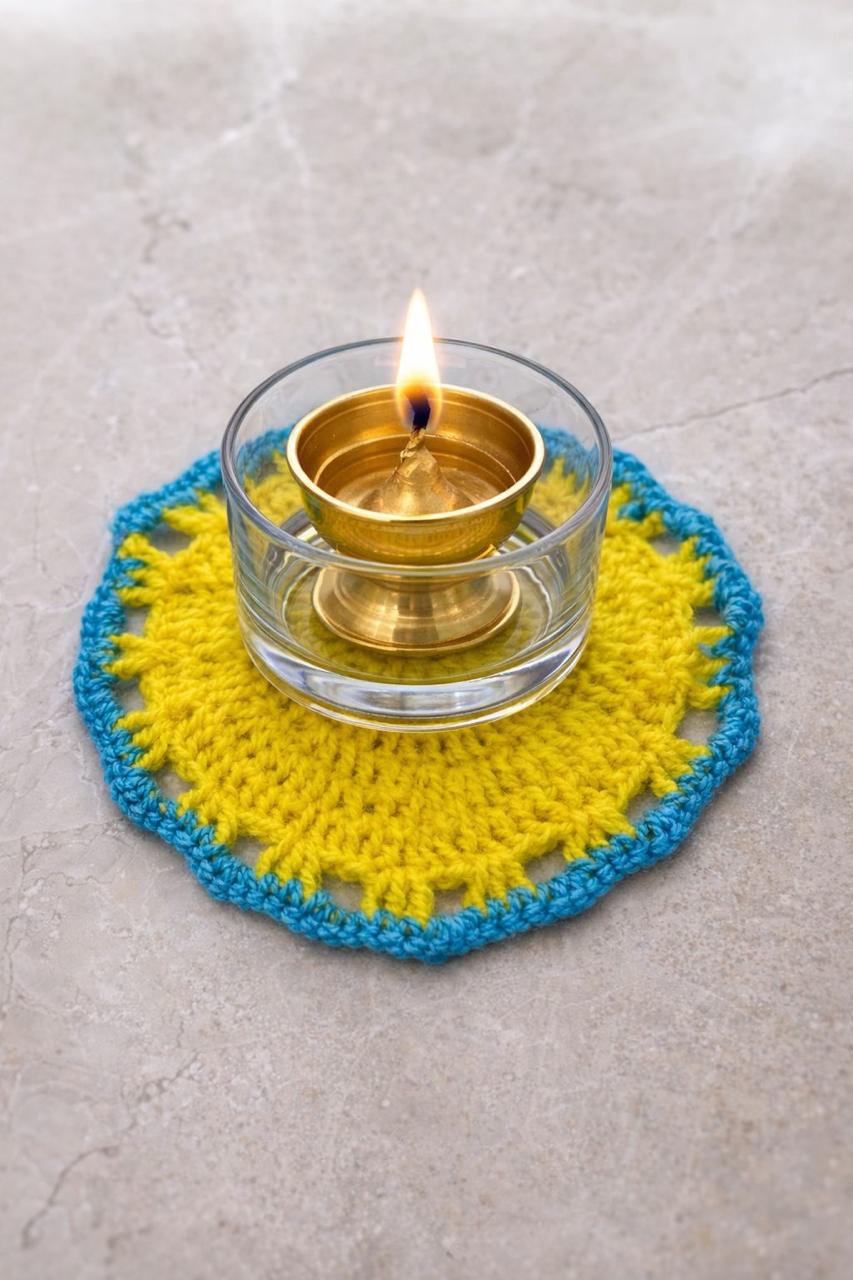 Crochet Matt Set /Corner Decor