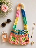 Handcrafted Crochet Sling Bag for Women 🌈✨