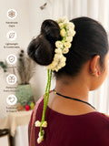 Beautiful handmade crochet floral hair accessory 🌸Gajra