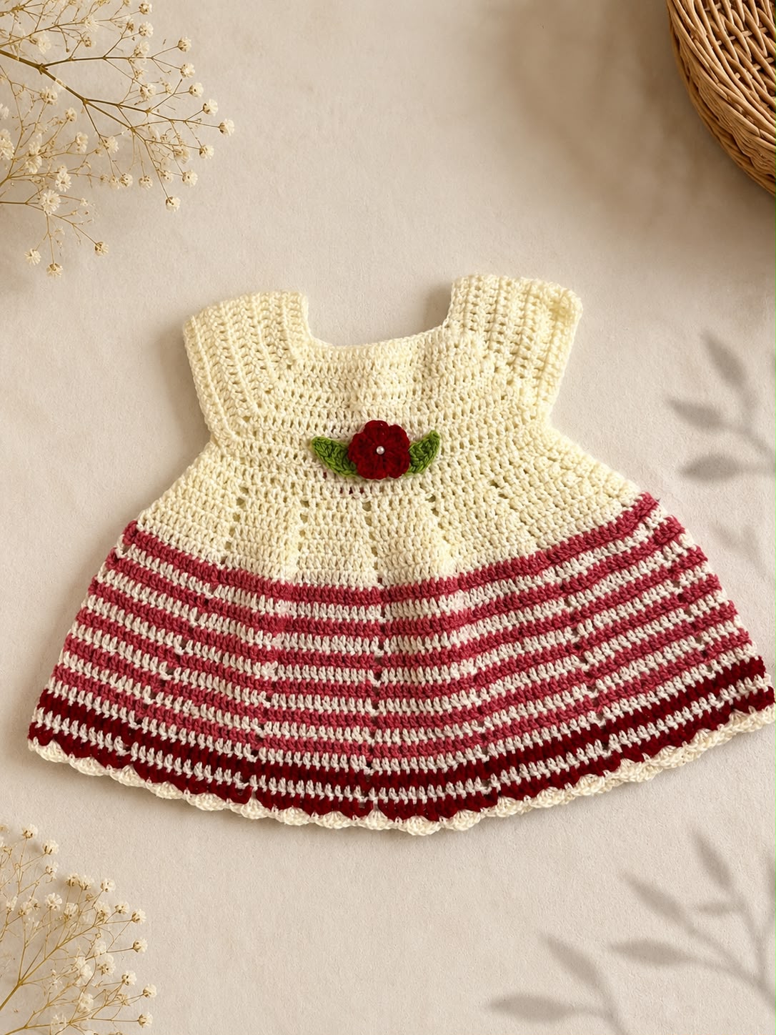 Crochet Baby Frock /Baby boy dress