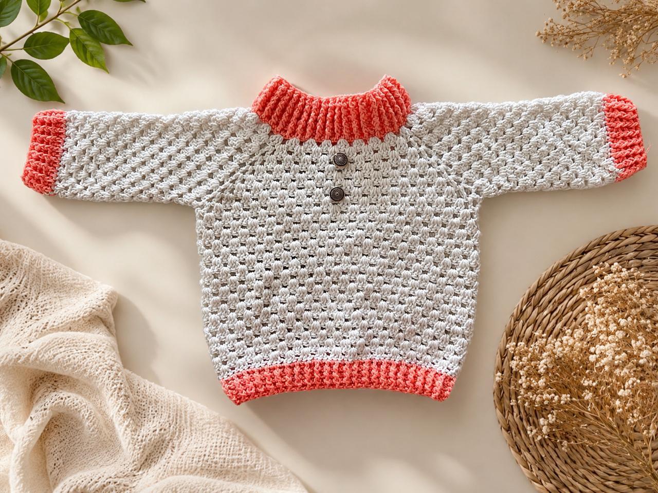 Crochet Baby Frock /Baby boy dress