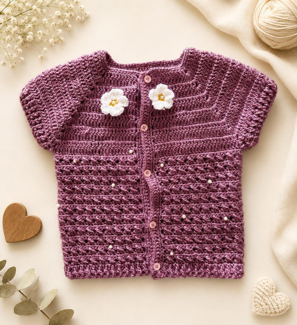 Crochet Baby Frock /Baby boy dress