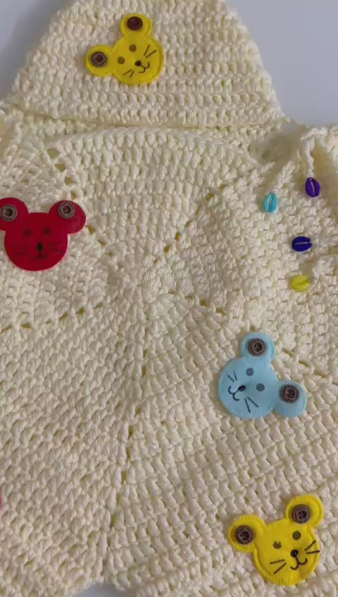 🌟 Crochet Baby Star Wrap
